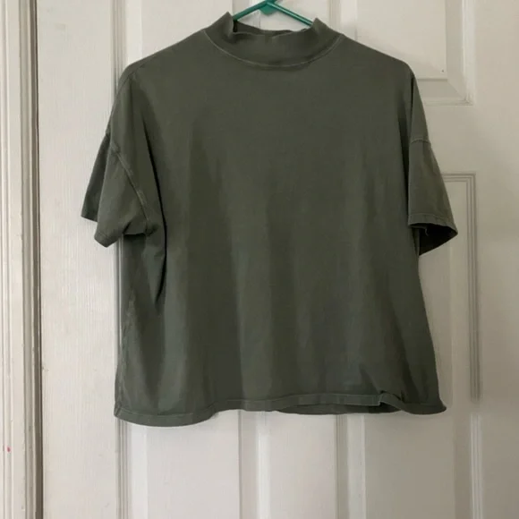 We The Free Green Oversized Short Sleeve Tee - Picture 3 of 4